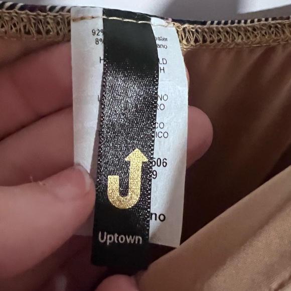 Upwork Plaid spaghetti double layer mini dress - Picture 2 of 4